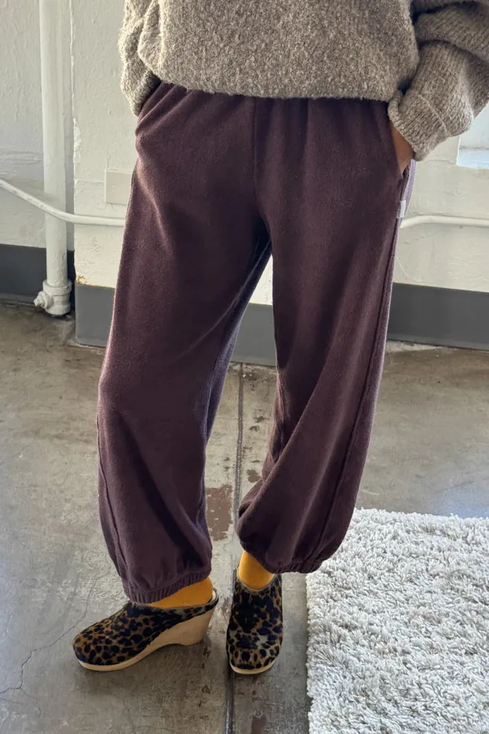Le Bon Shoppe - French Terry Balloon Pants (Chocolate)