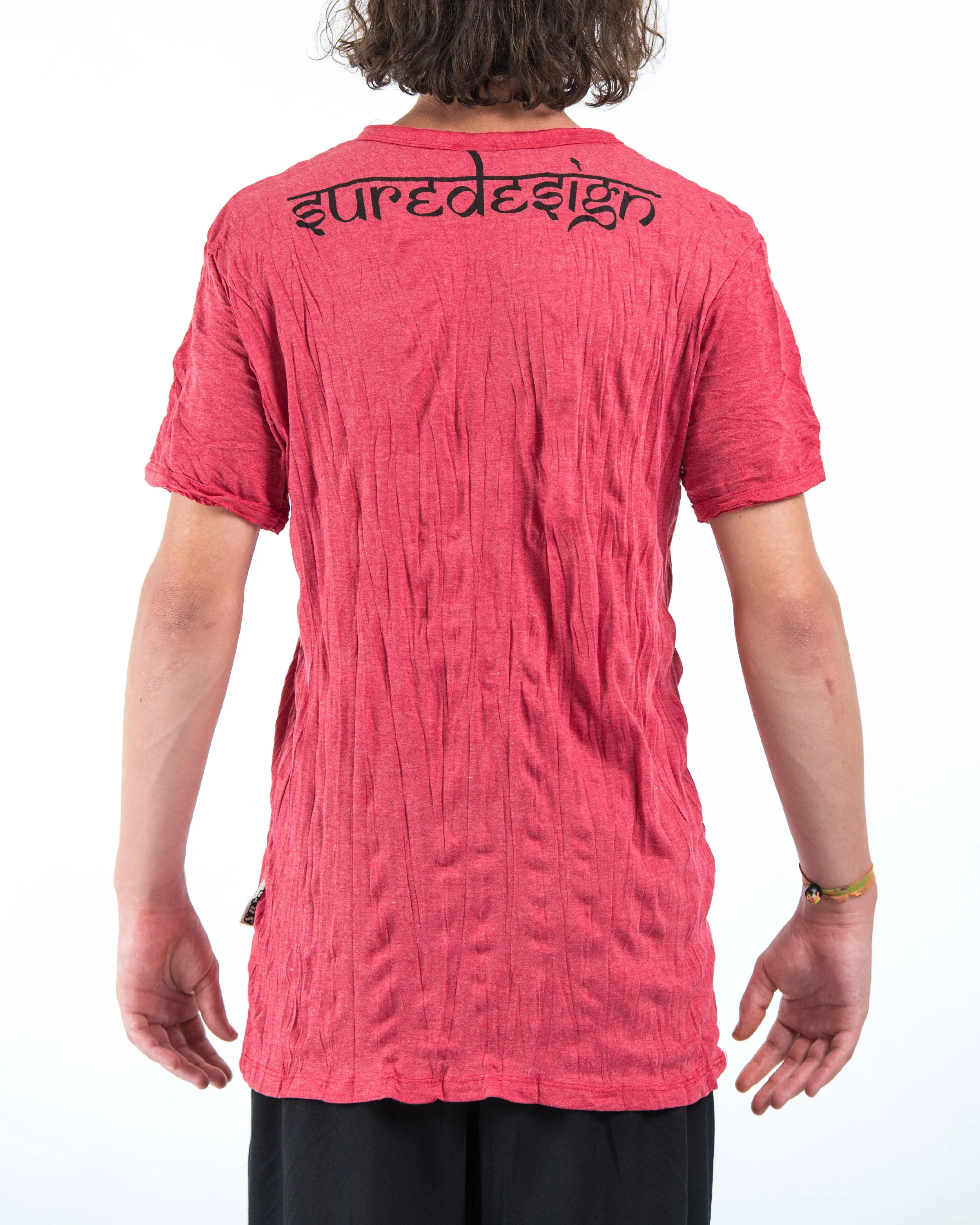 Mens Celtic Tree T-Shirt in Red