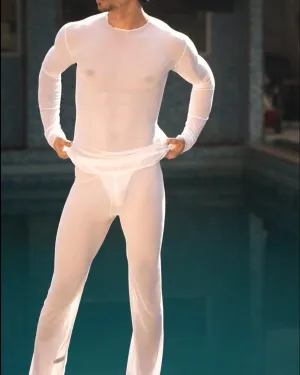 Men's Mesh Pants | White