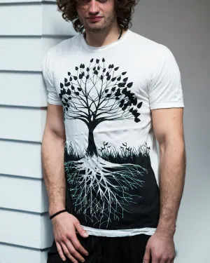 Mens Tree of Life T-Shirt in White