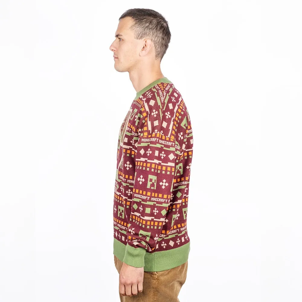 Minecraft Holiday Sweater