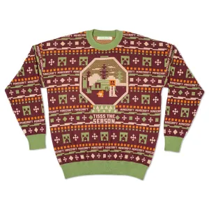 Minecraft Holiday Sweater