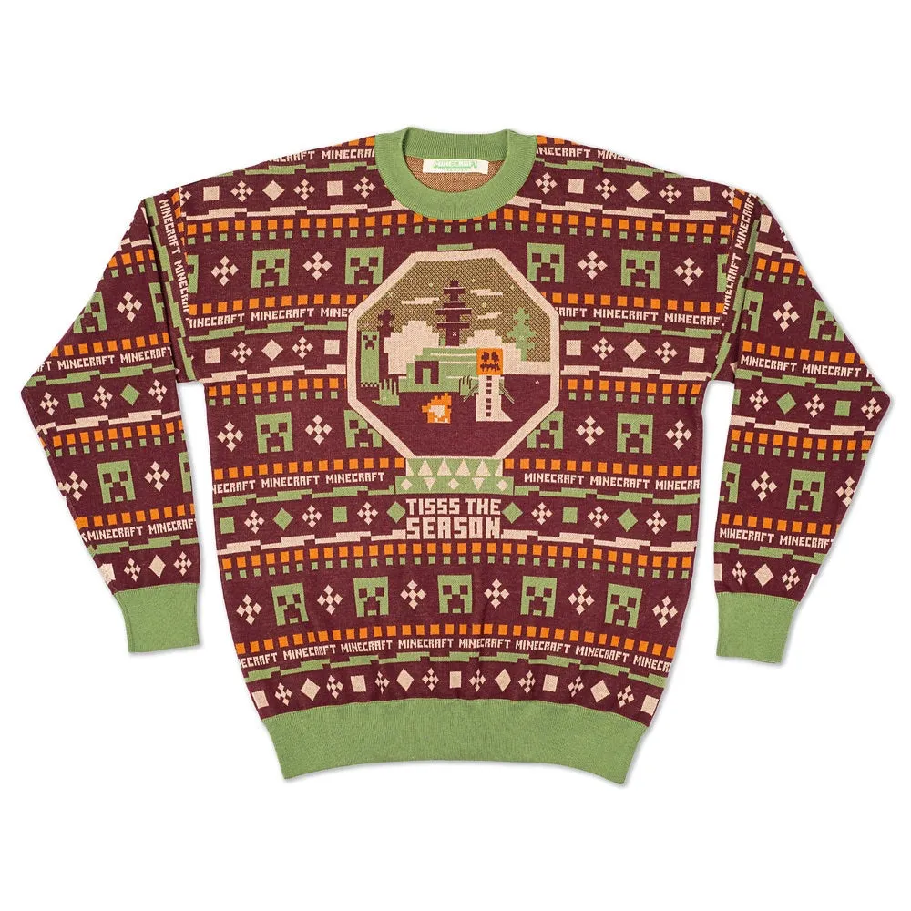 Minecraft Holiday Sweater