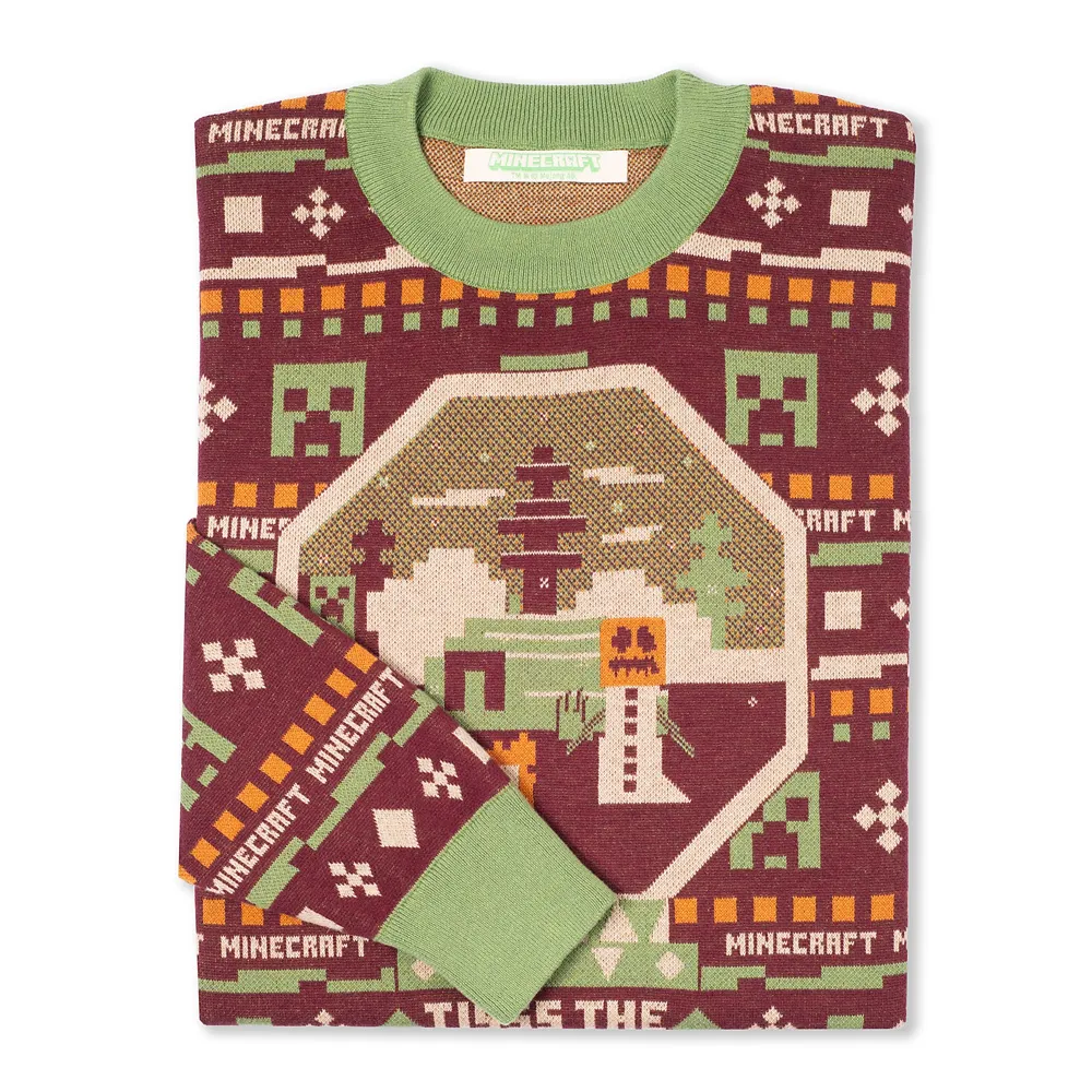 Minecraft Holiday Sweater
