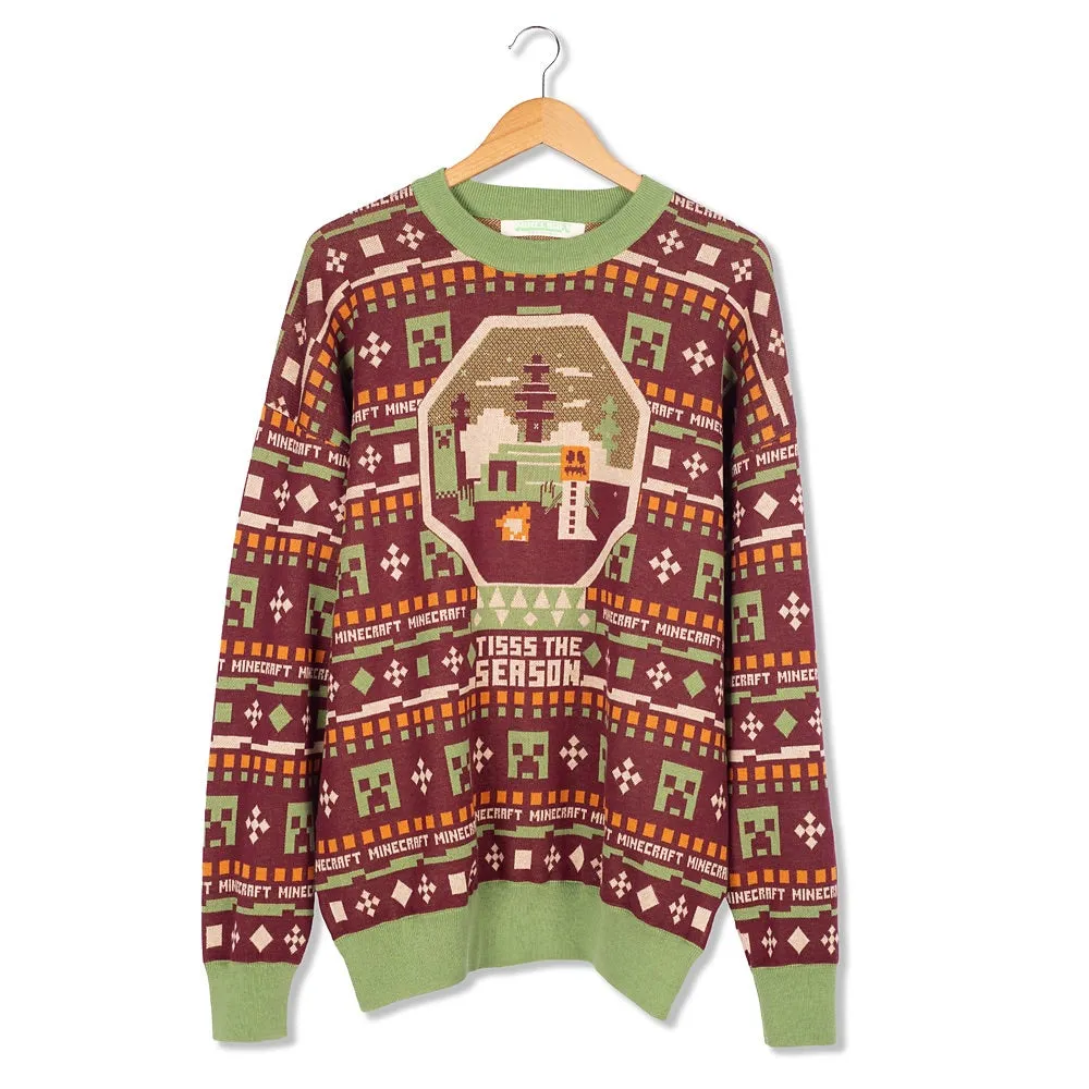 Minecraft Holiday Sweater