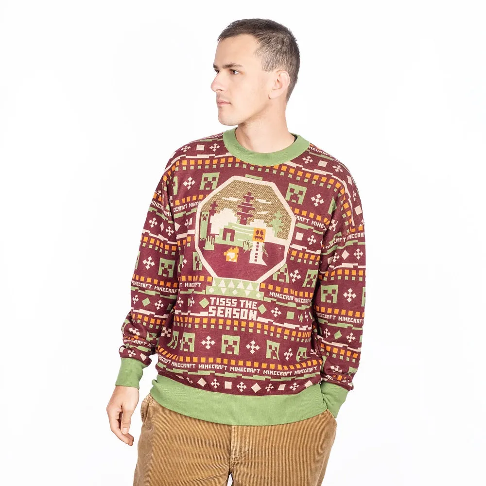 Minecraft Holiday Sweater