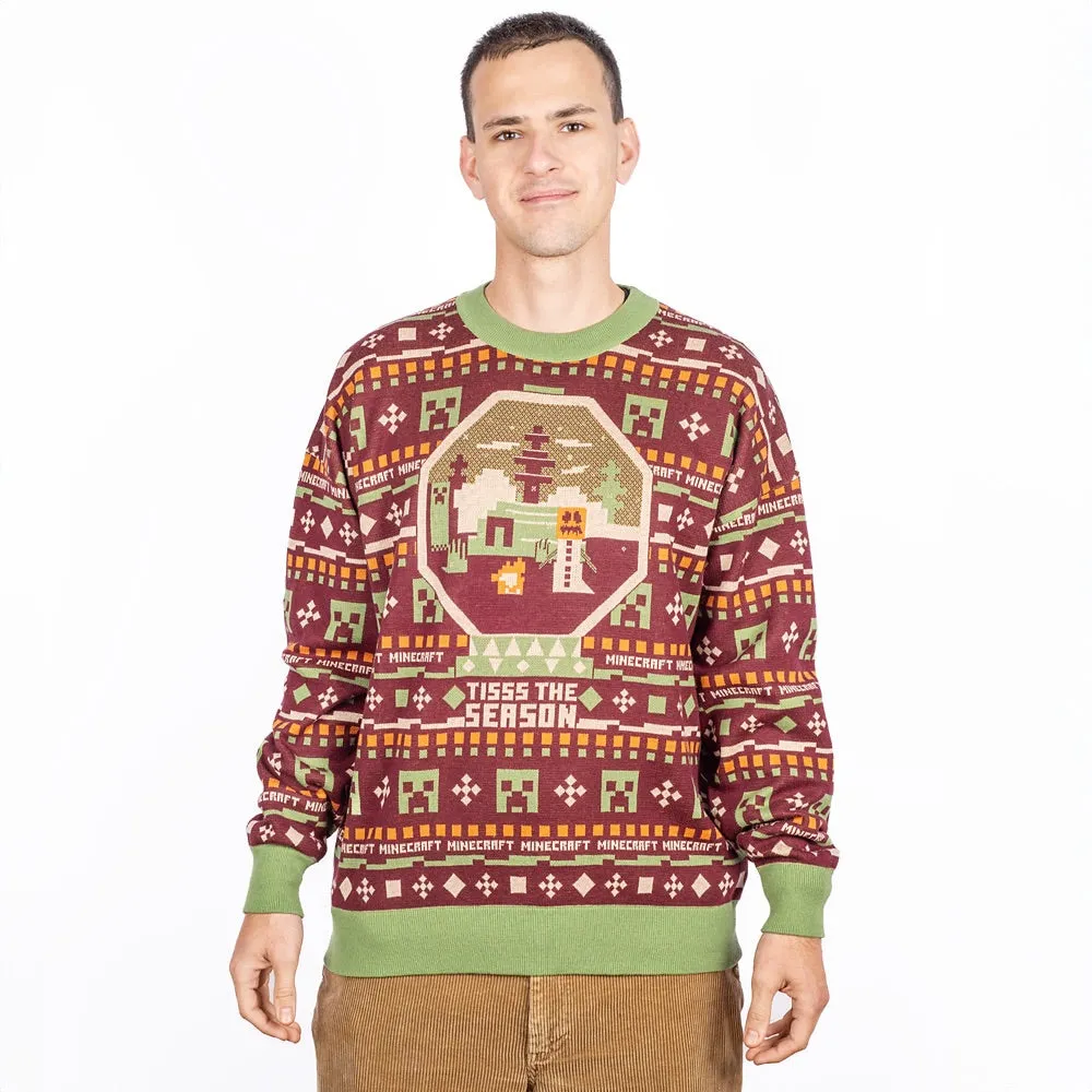 Minecraft Holiday Sweater