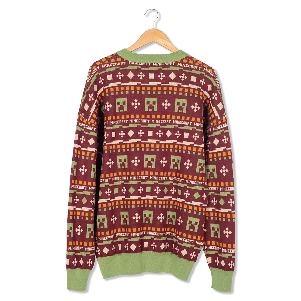 Minecraft Holiday Sweater
