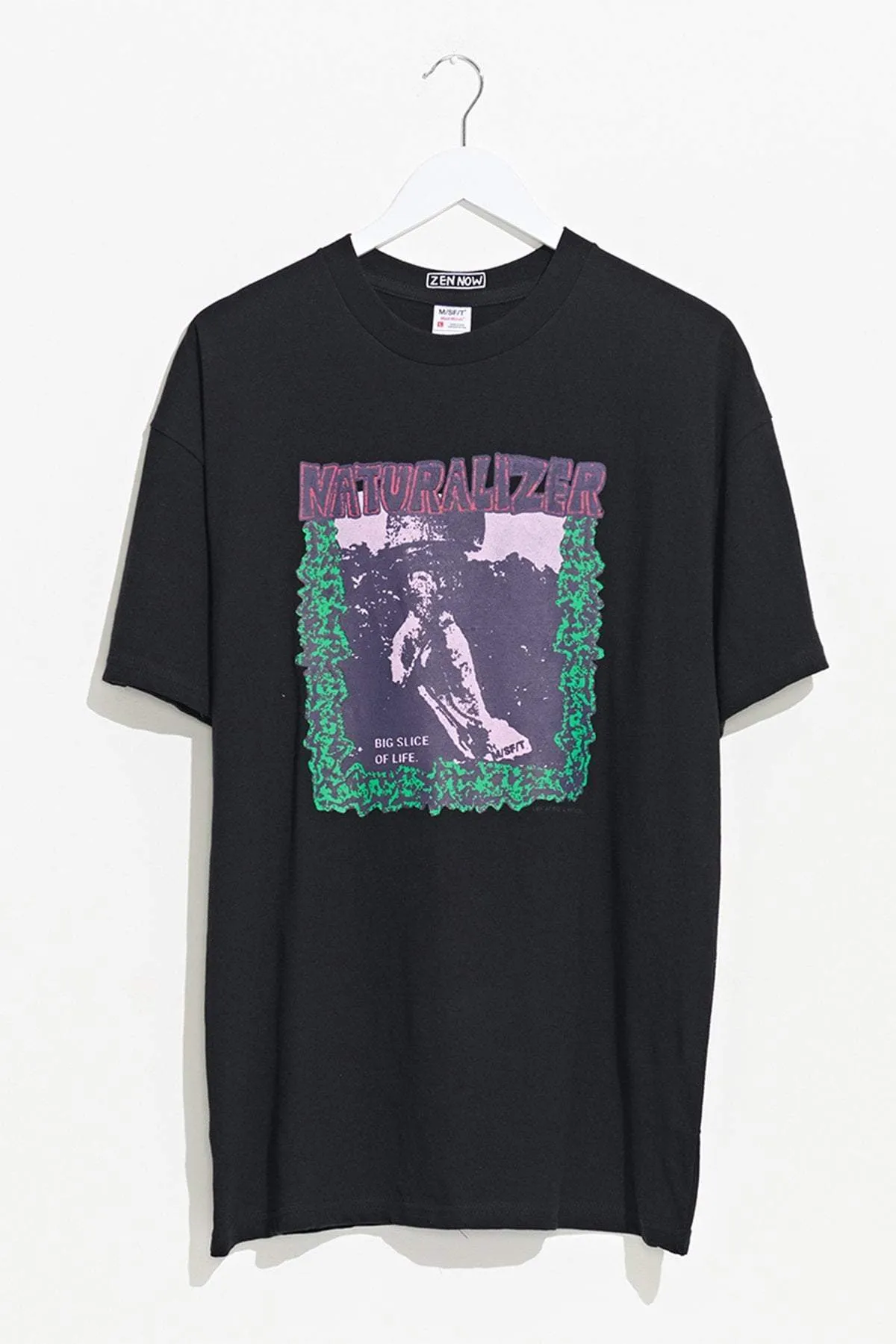 MISFIT NATURALIZER 50/50 TEE - PITCH BLACK