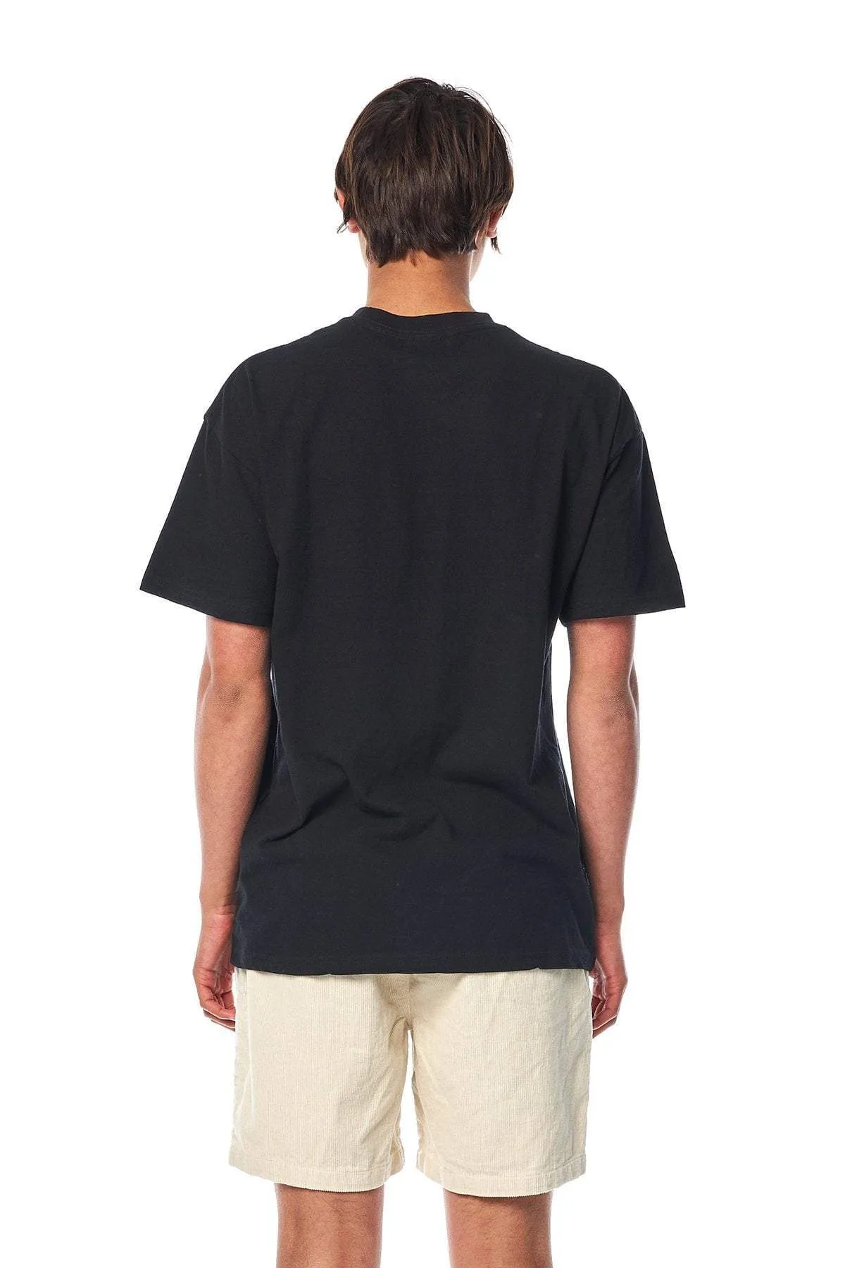 MISFIT NATURALIZER 50/50 TEE - PITCH BLACK