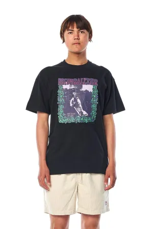 MISFIT NATURALIZER 50/50 TEE - PITCH BLACK