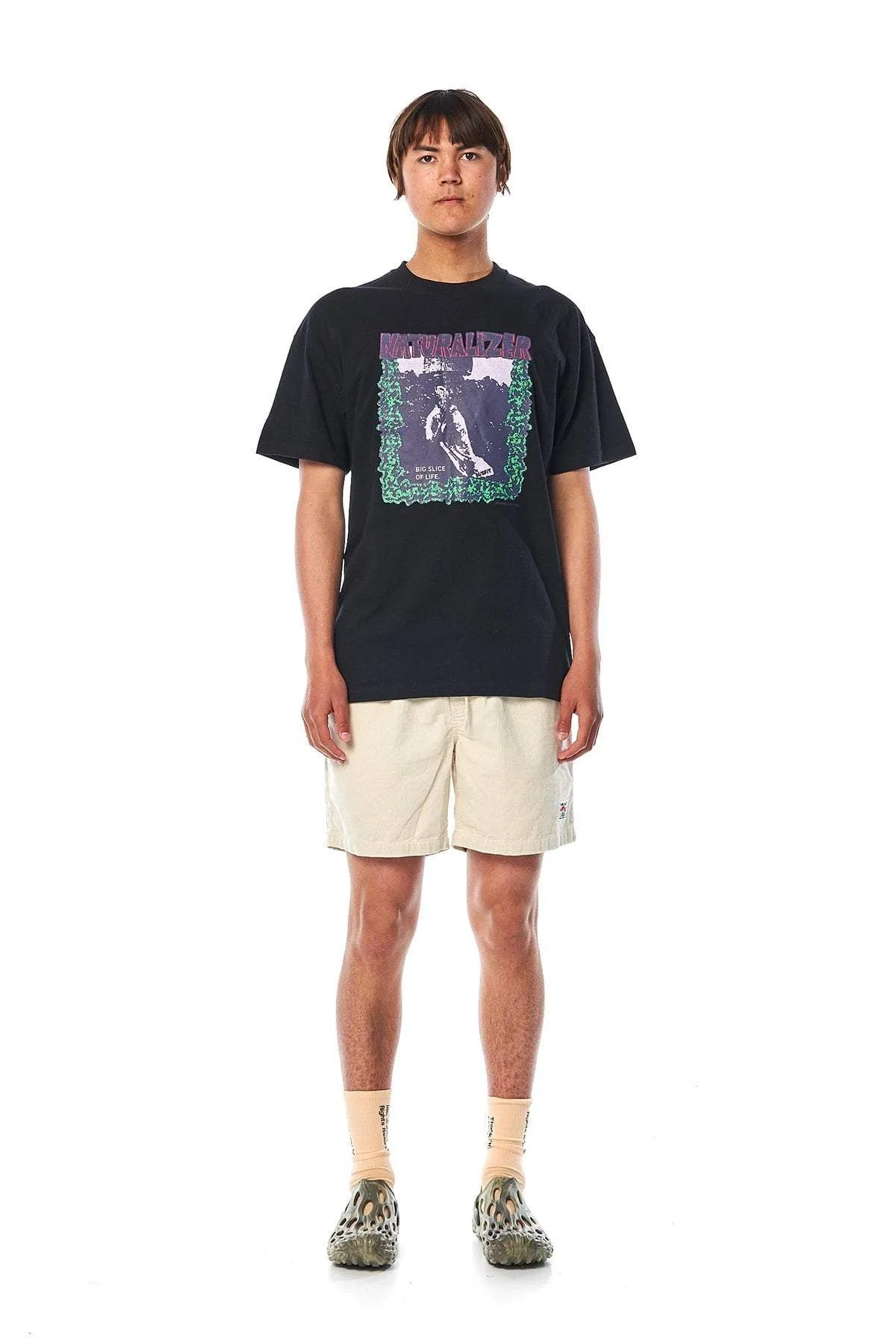 MISFIT NATURALIZER 50/50 TEE - PITCH BLACK