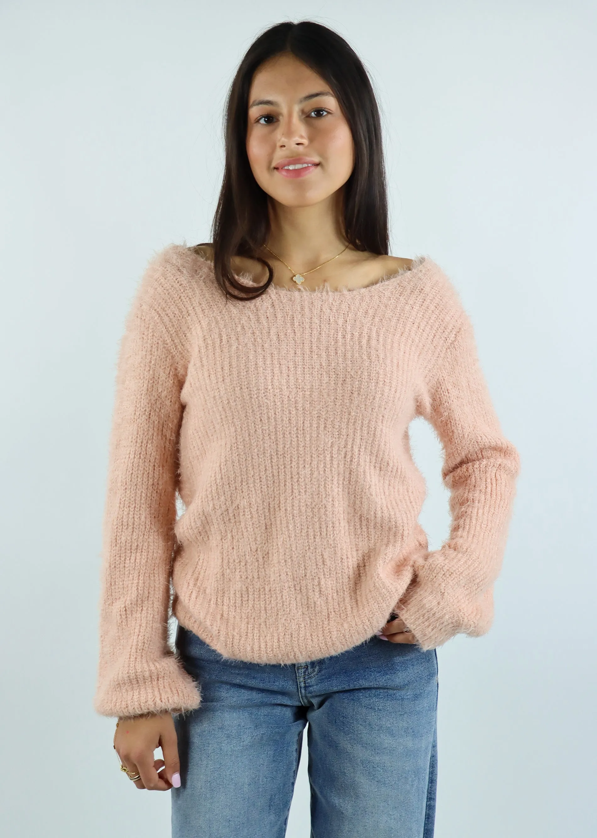 Mixed Up Sweater ★ Pink