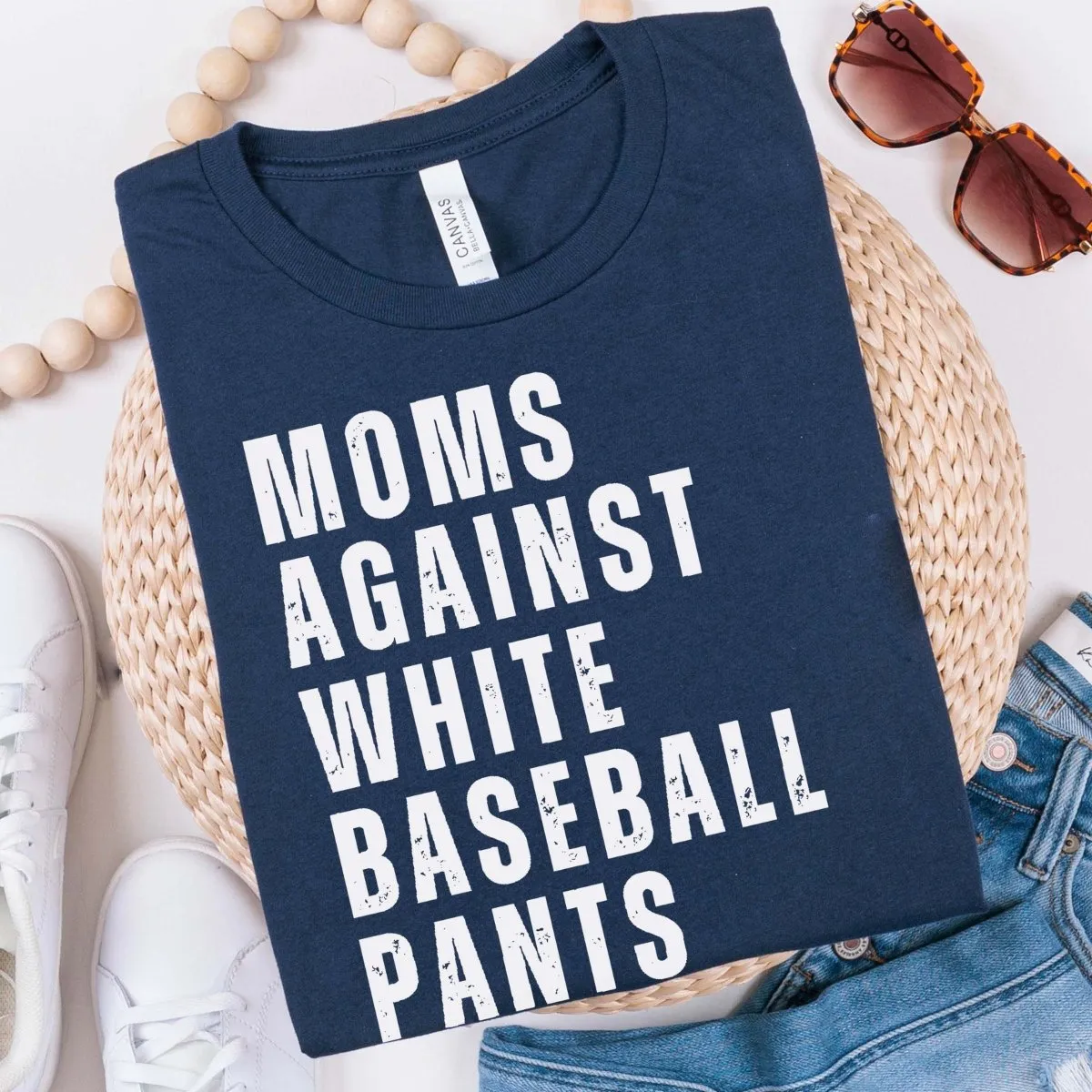 Moms Against White Pants Tee