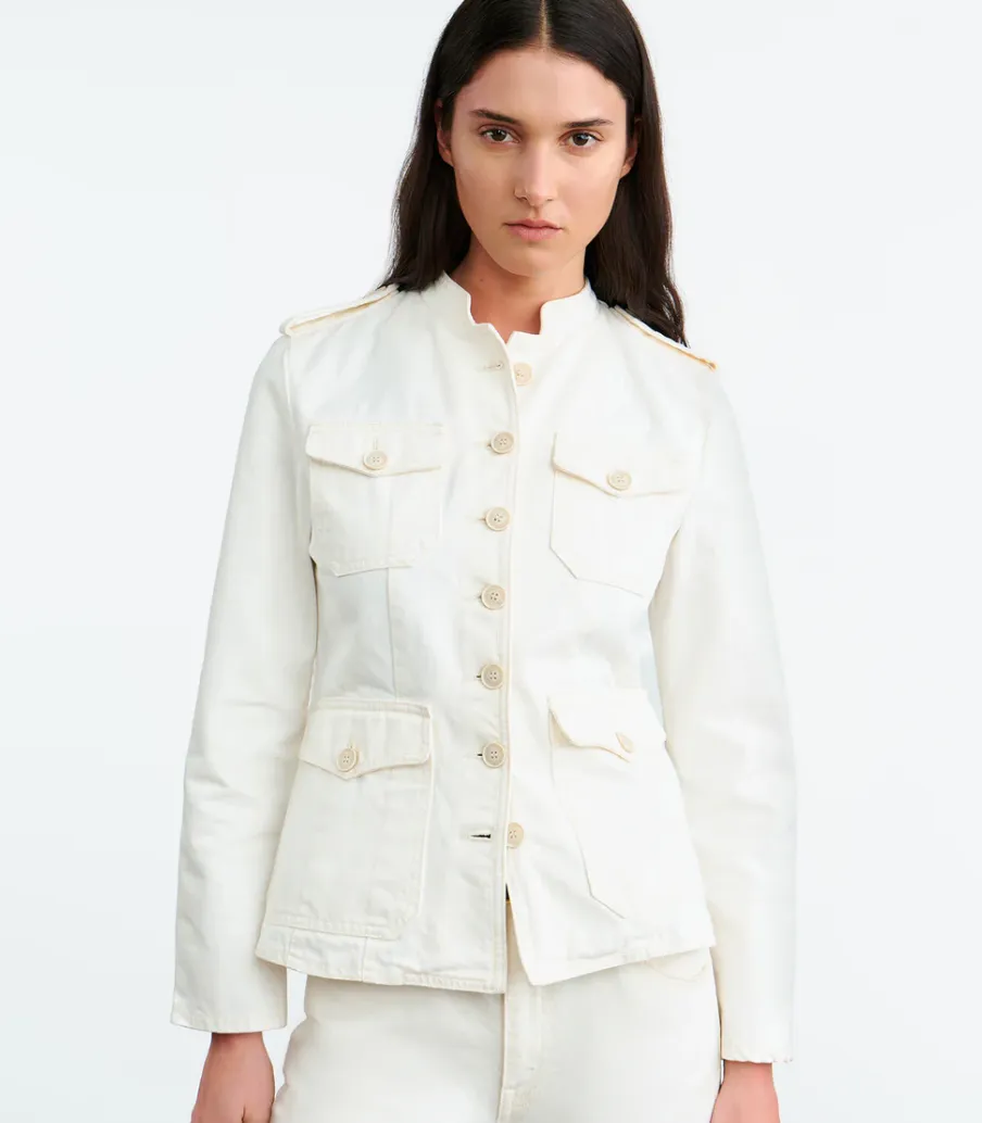 NILI LOTAN GERALDINE DENIM JACKET