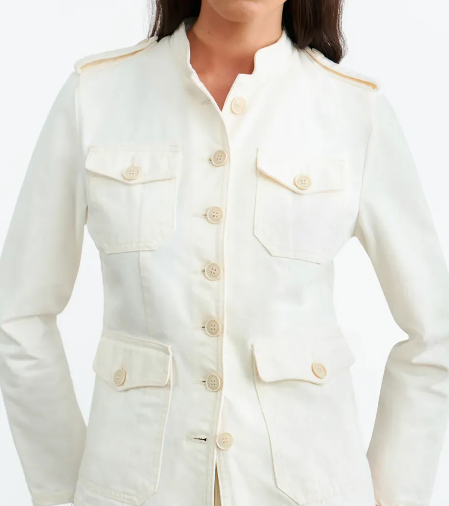 NILI LOTAN GERALDINE DENIM JACKET