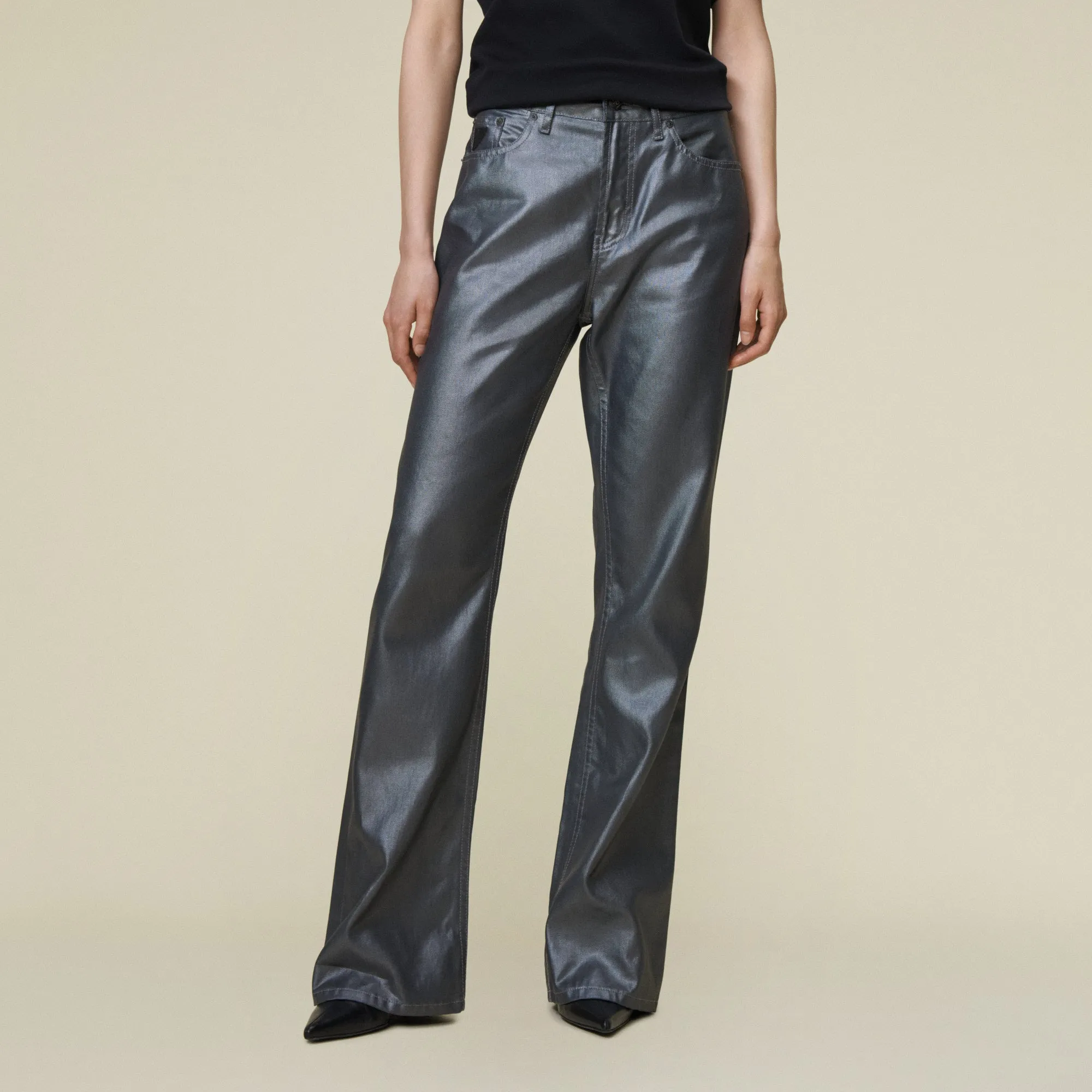 Ninette Tula Silver - High Rise Wide Fit