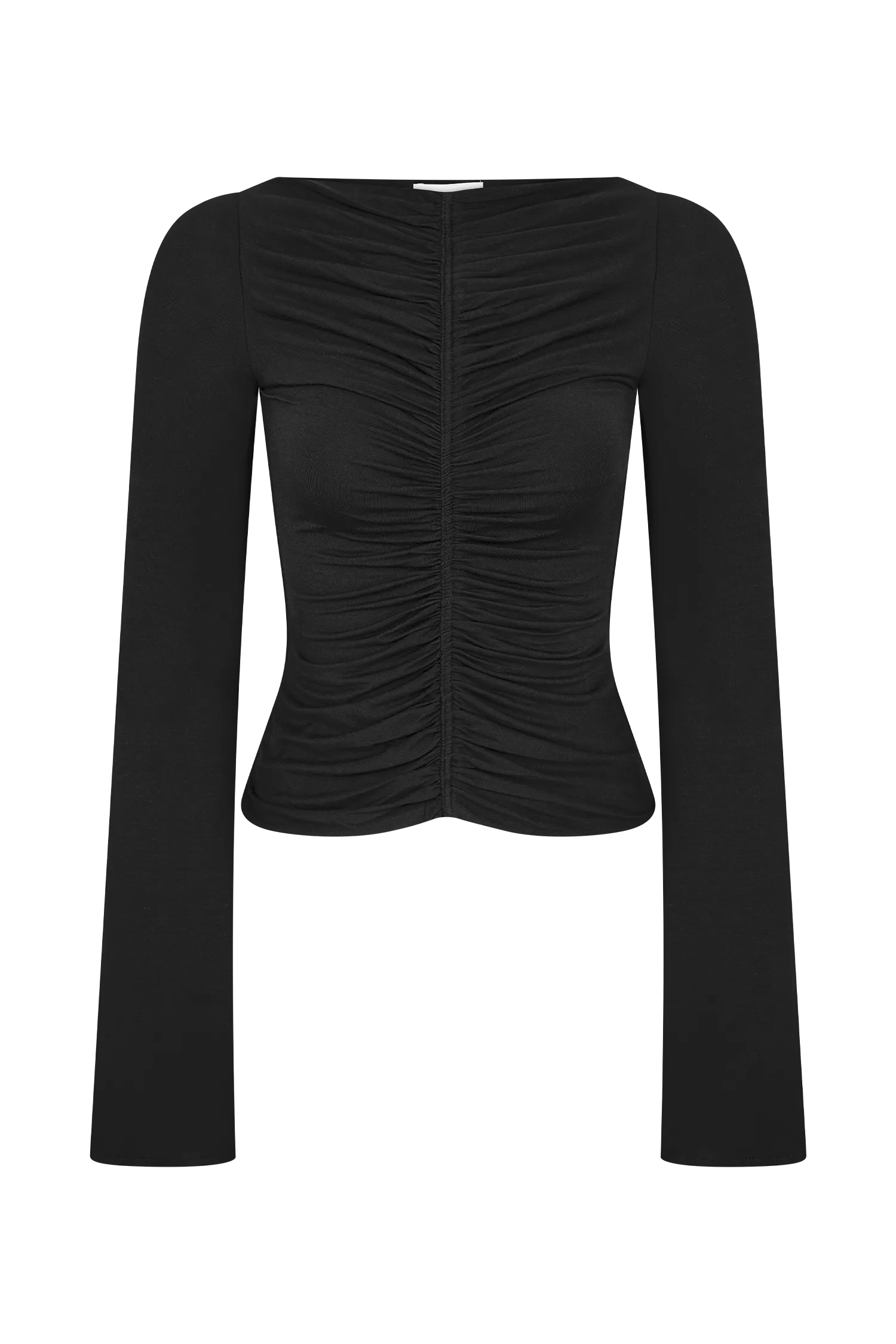 Preston Modal Long Sleeve Top - Black