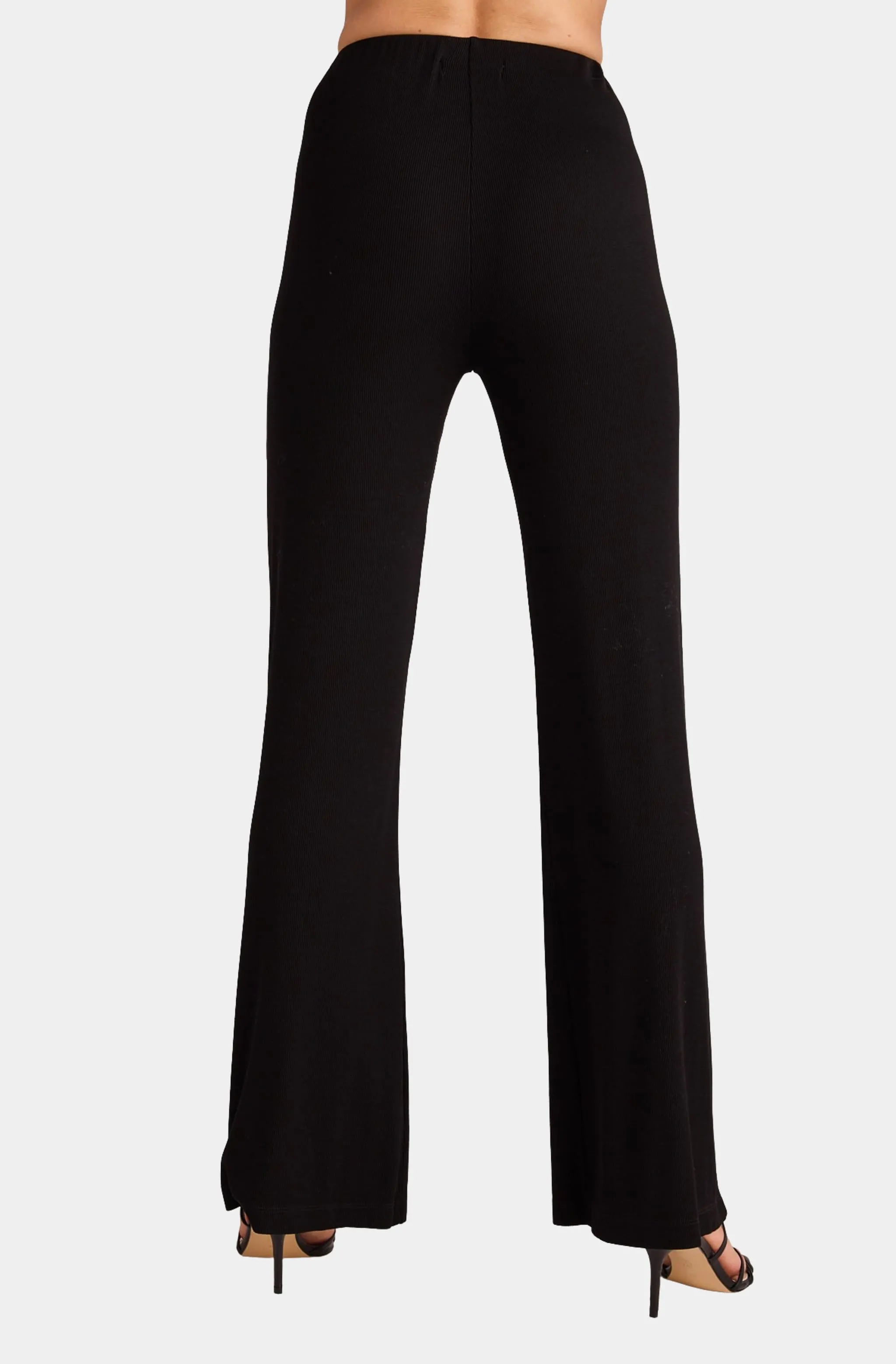 Rib Wide Leg Pant