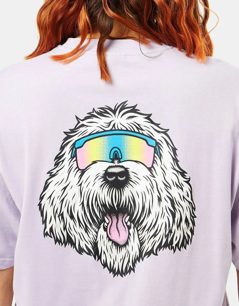 Santa Cruz McCoy Dog T-Shirt - Digital Lavender