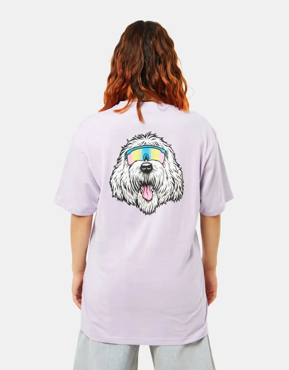Santa Cruz McCoy Dog T-Shirt - Digital Lavender