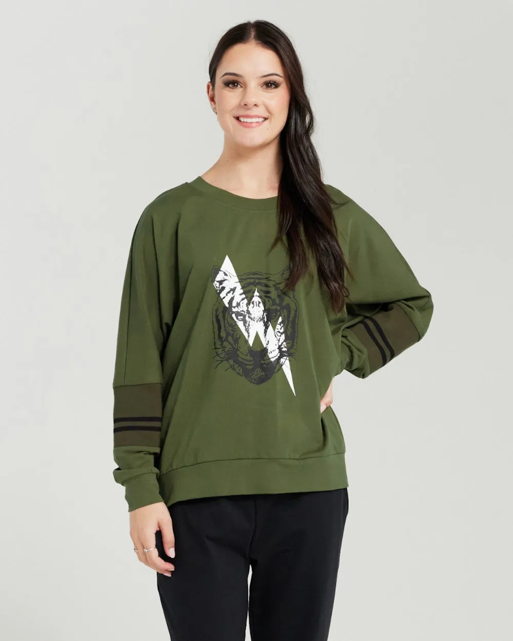 Seduce Layla Jumper - Olive