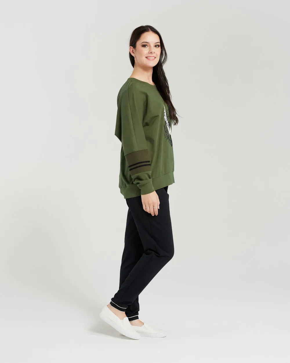 Seduce Layla Jumper - Olive