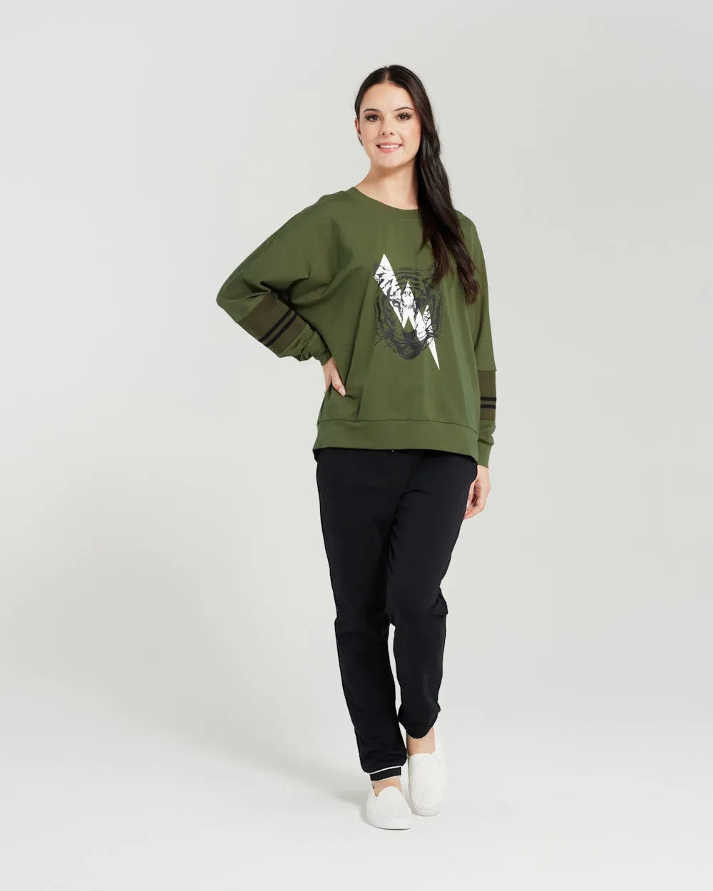 Seduce Layla Jumper - Olive