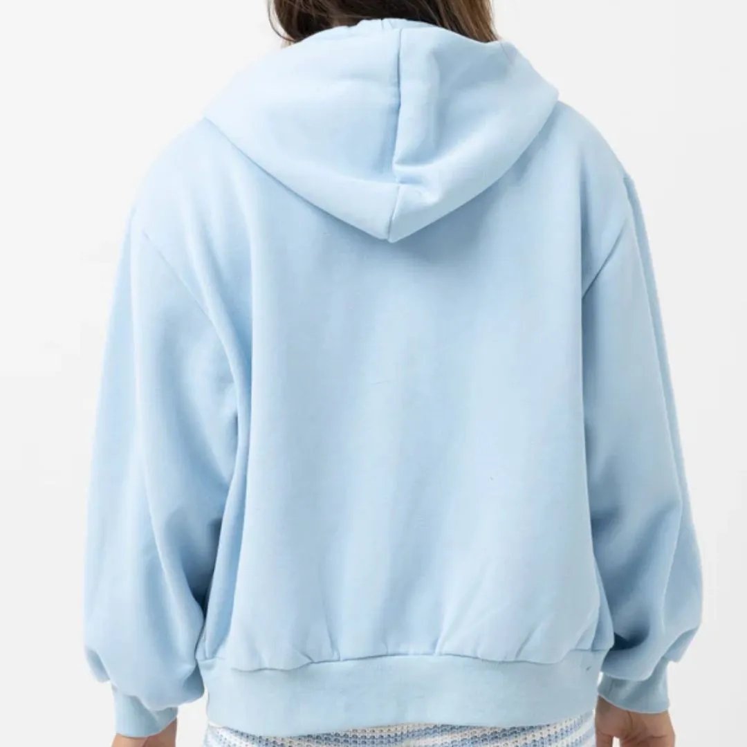 Silver Strand Zip Up Sweater (Ocean)