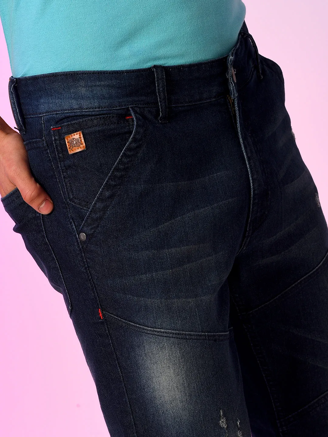 Solid Denim Jeans