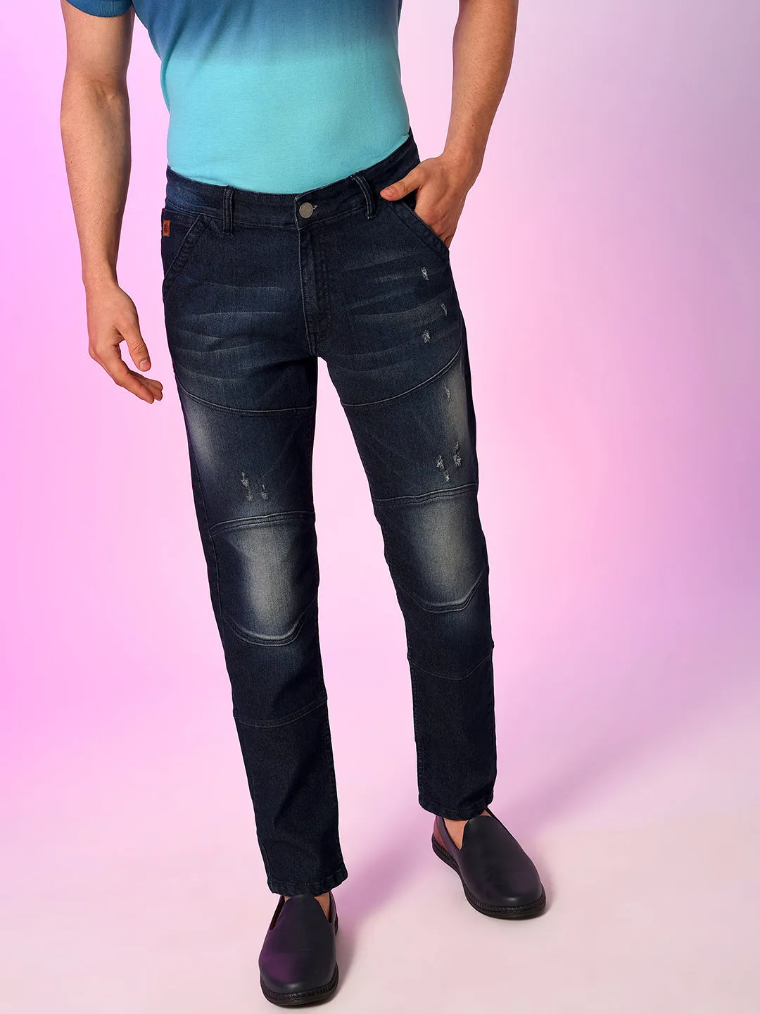 Solid Denim Jeans