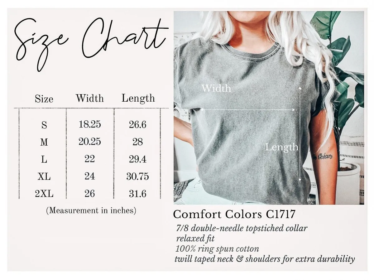 Strawberry Mojito Social Club Comfort Color Tee
