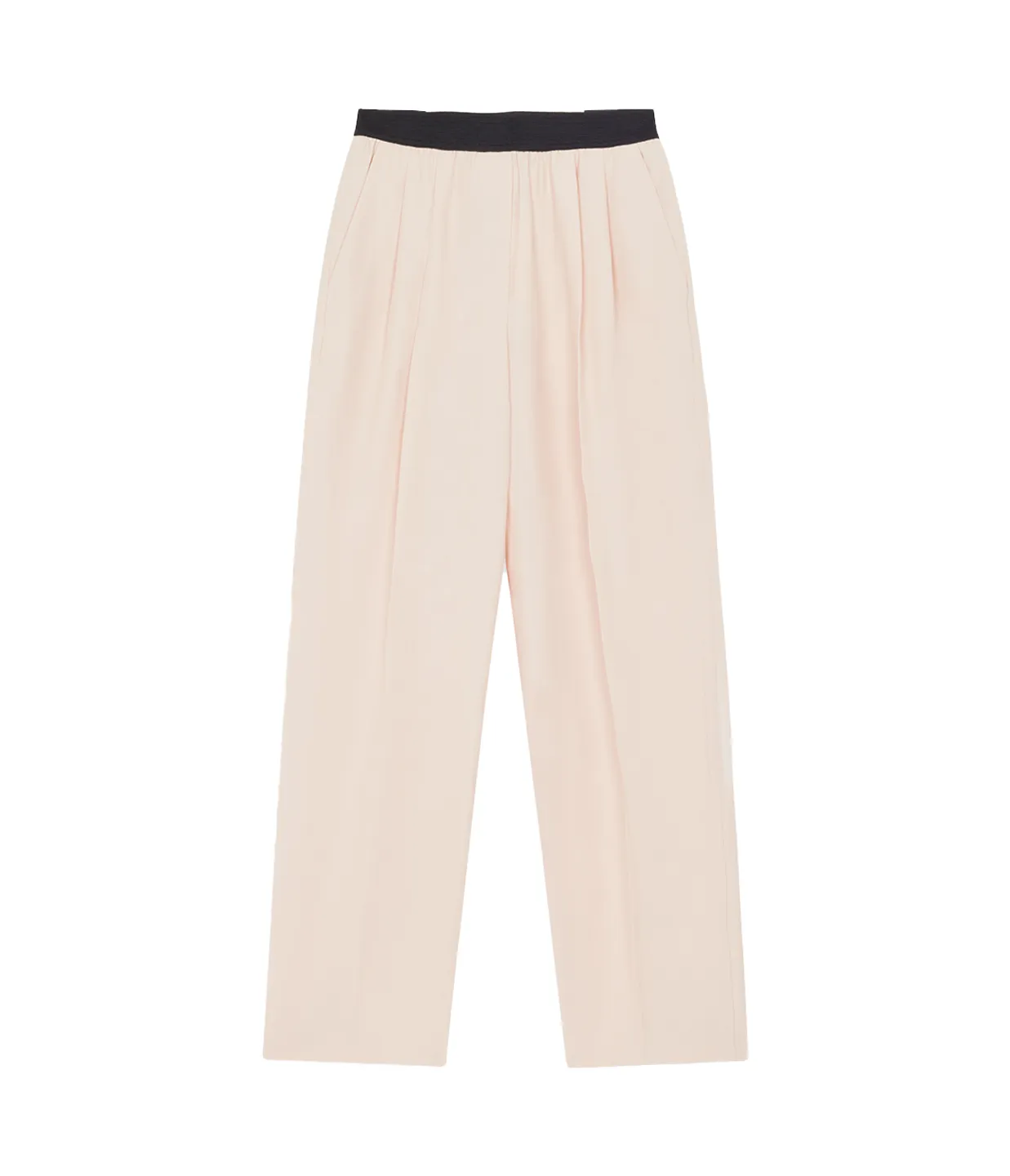 Takaroa Elastic Pants in Cream Rose