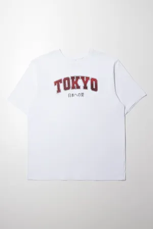 Tokyo Short Sleeve T-Shirt White