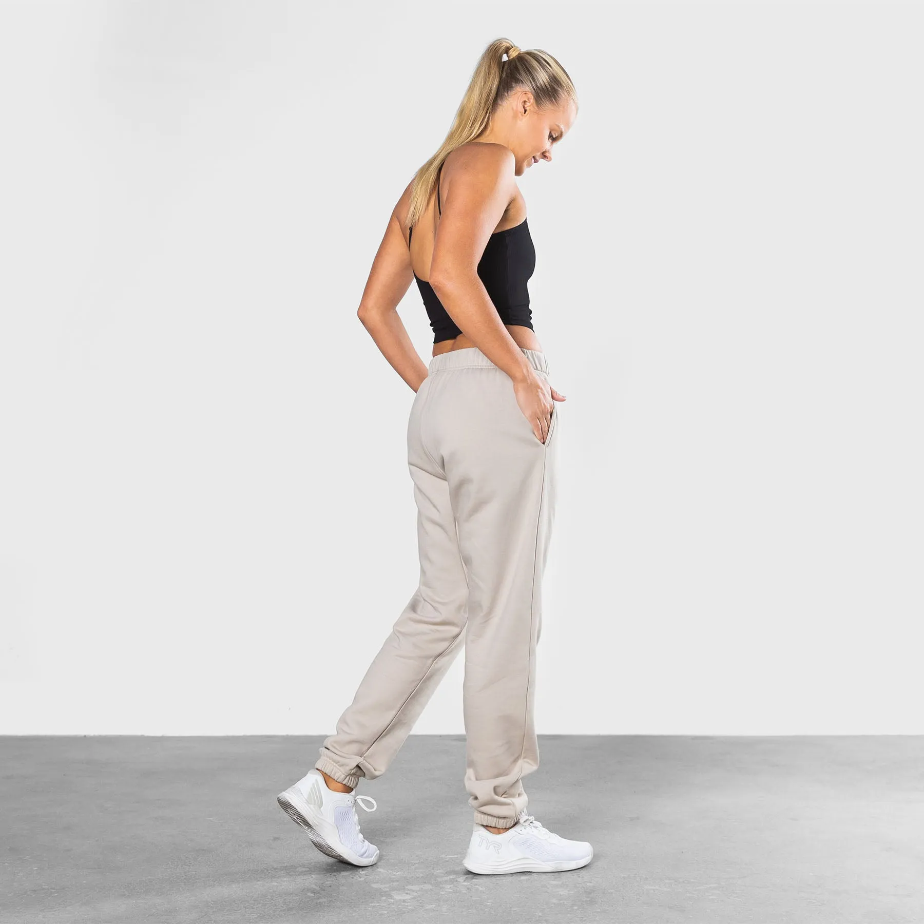 TWL - ALTITUDE FLEECE PANTS - LINEN
