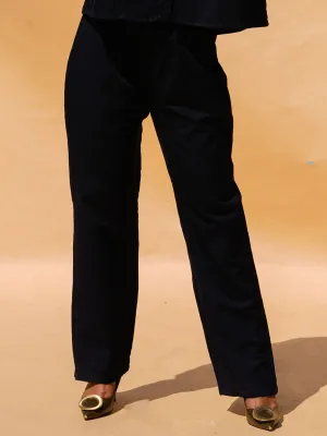 Wide Leg Pants Black