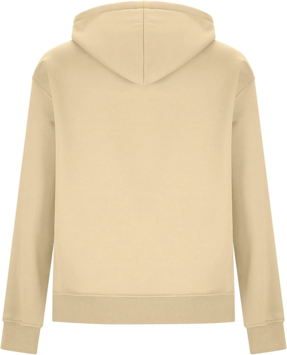 Womens Hooded Sweatshirt Fashion Solid Color Side Zipper Long Sleeves Loose Casual Pullover Oversized Hoodies Tops